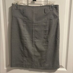 Grass Collection Elegant Charcoal Pencil Skirt